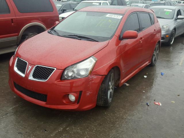 5Y2SR67009Z403654 - 2009 PONTIAC VIBE GT MAROON photo 2