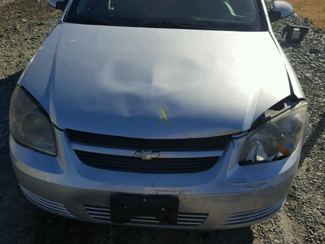 1G1AT58H897122573 - 2009 CHEVROLET COBALT LT SILVER photo 7