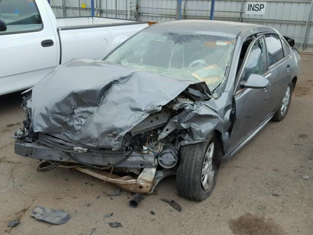 2G1WS57M791266362 - 2009 CHEVROLET IMPALA POL GRAY photo 2