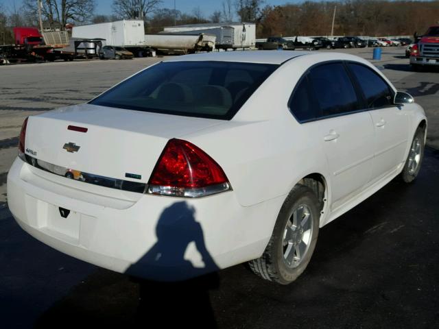 2G1WF5EK1B1269219 - 2011 CHEVROLET IMPALA LS WHITE photo 4