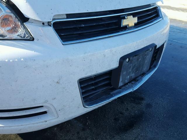 2G1WF5EK1B1269219 - 2011 CHEVROLET IMPALA LS WHITE photo 9