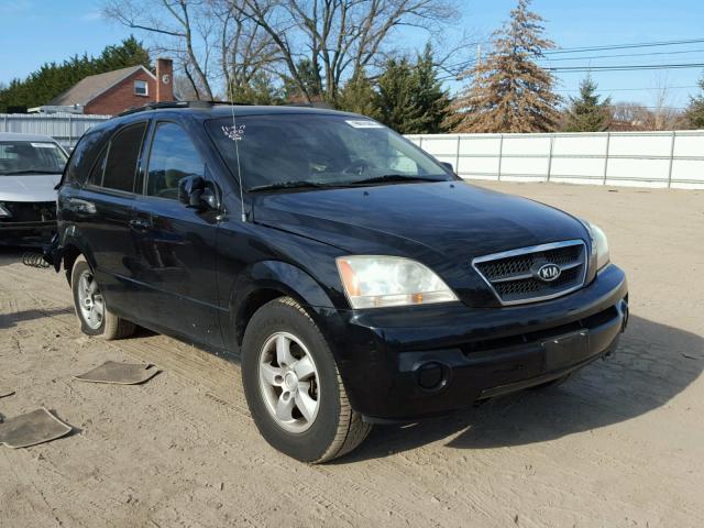 KNDJC733965505489 - 2006 KIA SORENTO EX BLACK photo 1