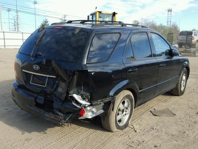 KNDJC733965505489 - 2006 KIA SORENTO EX BLACK photo 4