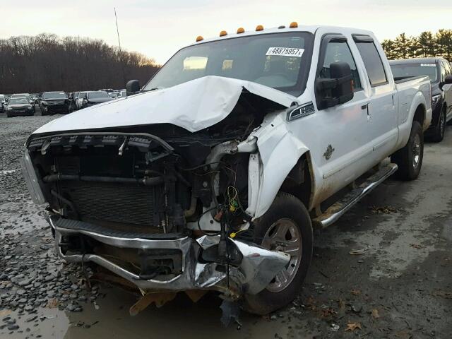 1FT7W2BT2BED07255 - 2011 FORD F250 SUPER WHITE photo 9
