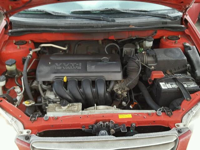 2T1BR32E53C123540 - 2003 TOYOTA COROLLA CE BURGUNDY photo 7