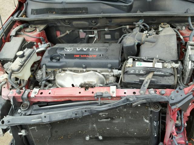 JTMBD33VX85124569 - 2008 TOYOTA RAV4 RED photo 7