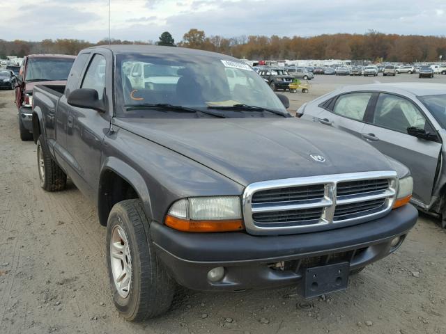 1D7HG32K64S533890 - 2004 DODGE DAKOTA SPO GRAY photo 1