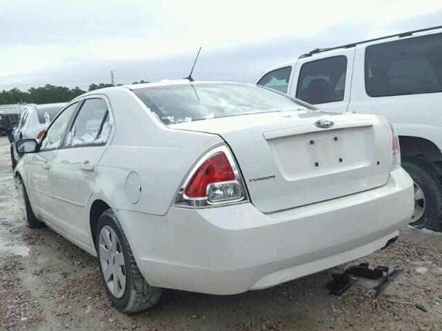 3FAHP06Z49R133819 - 2009 FORD FUSION S WHITE photo 3