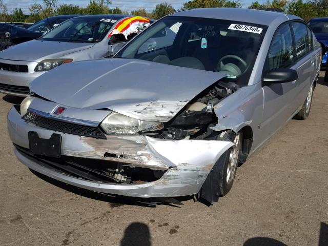 1G8AJ52F33Z120630 - 2003 SATURN ION LEVEL SILVER photo 2