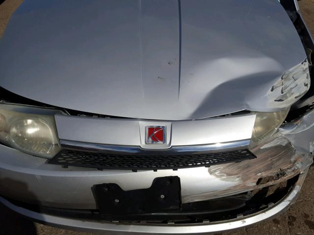 1G8AJ52F33Z120630 - 2003 SATURN ION LEVEL SILVER photo 7