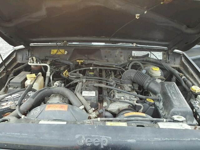 1J4FJ68S1VL512205 - 1997 JEEP CHEROKEE S BLACK photo 7