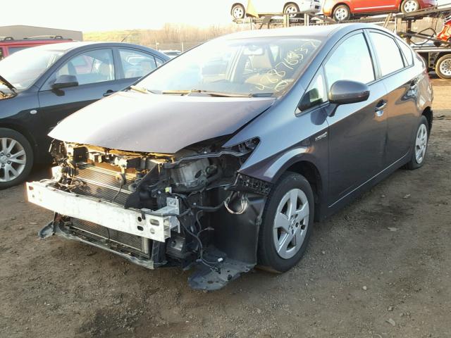 JTDKN3DU8B1449481 - 2011 TOYOTA PRIUS GRAY photo 2