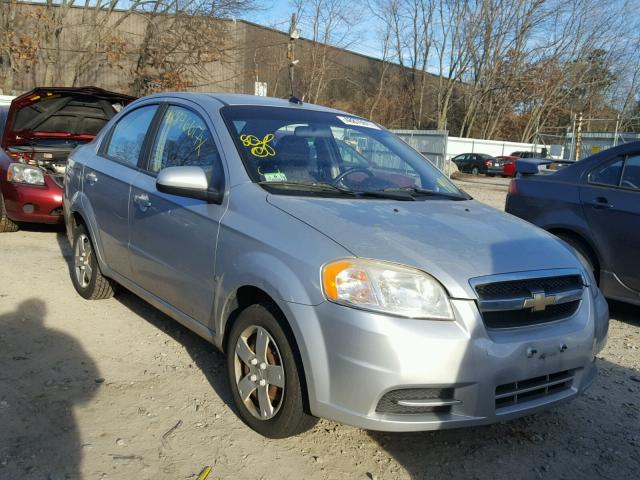 KL1TD56E59B365395 - 2009 CHEVROLET AVEO LS SILVER photo 1