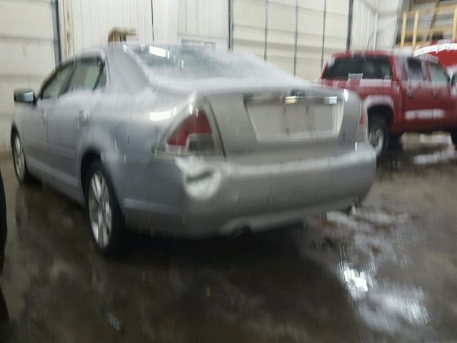 3FAHP08186R139190 - 2006 FORD FUSION SEL SILVER photo 3