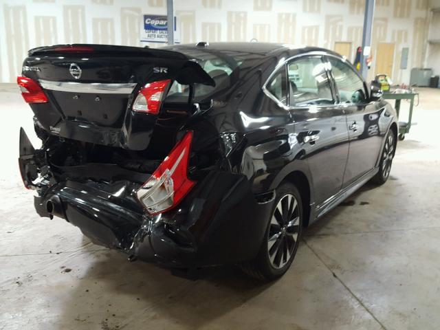 3N1AB7AP9HY343431 - 2017 NISSAN SENTRA S BLACK photo 4