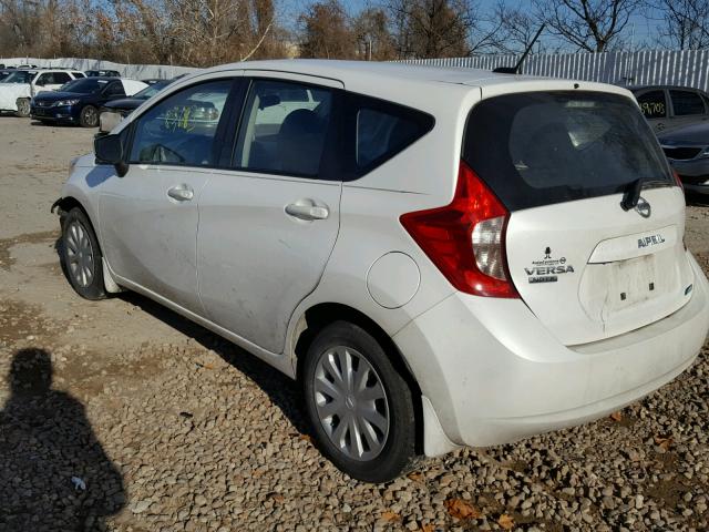 3N1CE2CP2FL390794 - 2015 NISSAN VERSA NOTE WHITE photo 3