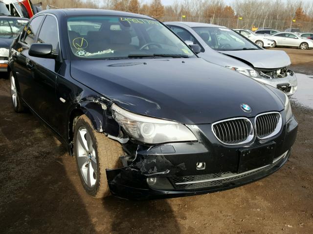 WBANV13598CZ59764 - 2008 BMW 528 XI BLACK photo 1