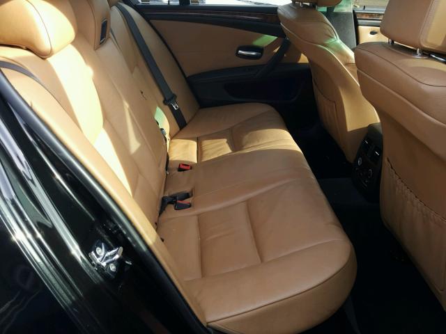 WBANV13598CZ59764 - 2008 BMW 528 XI BLACK photo 6
