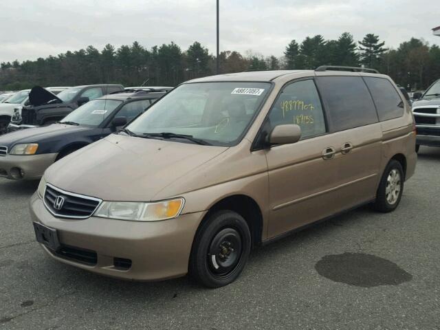 5FNRL189X3B137752 - 2003 HONDA ODYSSEY EX TAN photo 2