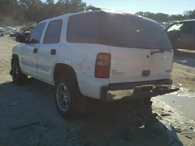 1GKEK13TX5R135019 - 2005 GMC YUKON WHITE photo 3