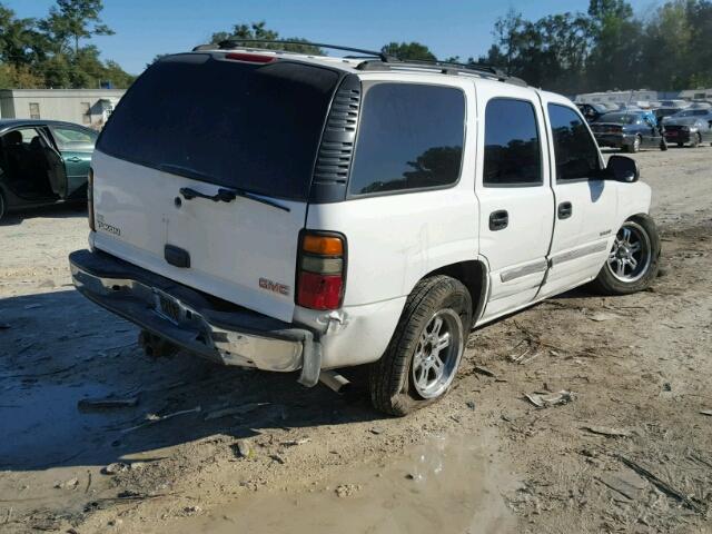 1GKEK13TX5R135019 - 2005 GMC YUKON WHITE photo 4