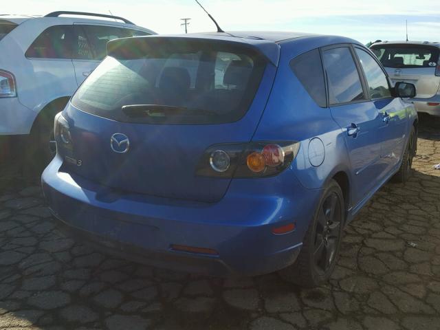 JM1BK343061468810 - 2006 MAZDA 3 HATCHBAC BLUE photo 4