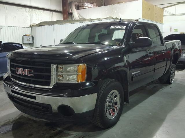 3GTP2UEA1BG362354 - 2011 GMC SIERRA K15 BLACK photo 2