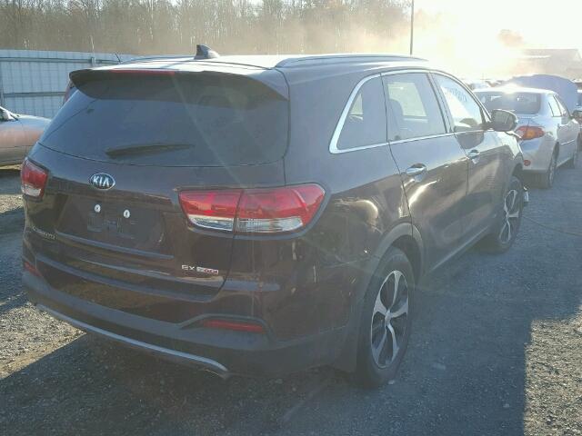 5XYPHDA16HG259961 - 2017 KIA SORENTO EX Bordo foto 4
