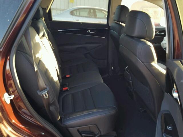 5XYPHDA16HG259961 - 2017 KIA SORENTO EX Bordo foto 6