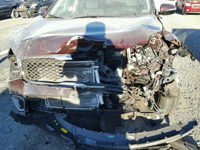 5XYPHDA16HG259961 - 2017 KIA SORENTO EX Bordo foto 9