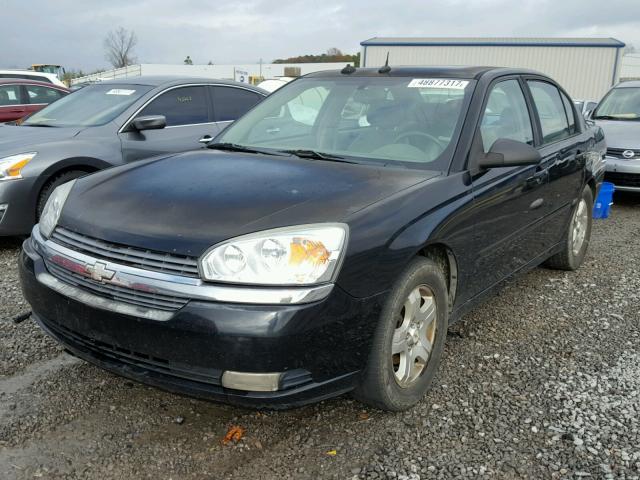 1G1ZU54825F216163 - 2005 CHEVROLET MALIBU LT BLACK photo 2