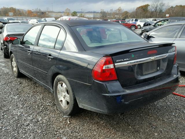 1G1ZU54825F216163 - 2005 CHEVROLET MALIBU LT BLACK photo 3