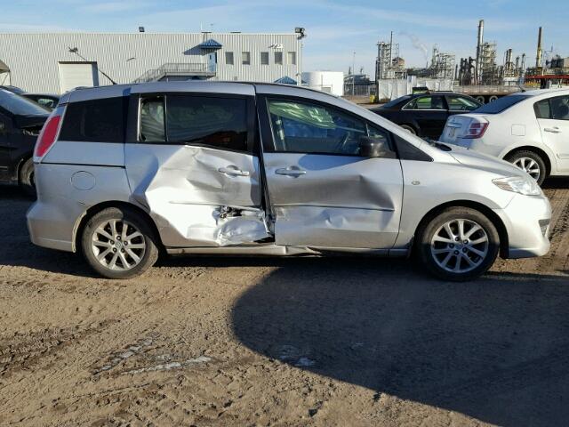 JM1CR293880301347 - 2008 MAZDA 5 SILVER photo 9