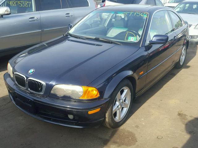 WBABN33412PG55482 - 2002 BMW 325 CI BLUE photo 2