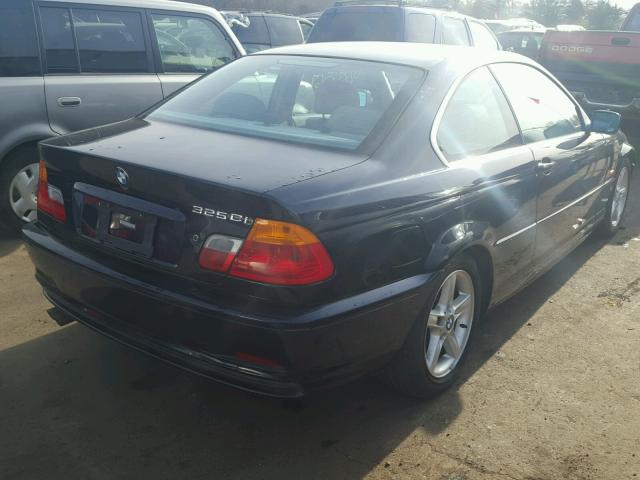 WBABN33412PG55482 - 2002 BMW 325 CI BLUE photo 4