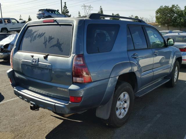 JTEZU14R950046987 - 2005 TOYOTA 4RUNNER SR BLUE photo 4