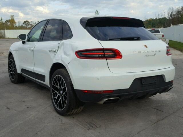 WP1AA2A58HLB03764 - 2017 PORSCHE MACAN WHITE photo 3