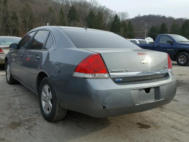 2G1WT58K079365744 - 2007 CHEVROLET IMPALA LT GRAY photo 3