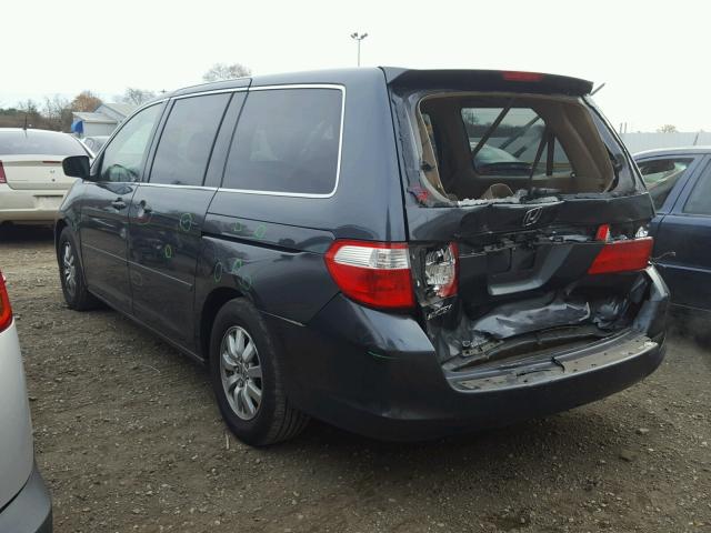 5FNRL38236B056336 - 2006 HONDA ODYSSEY LX GRAY photo 3