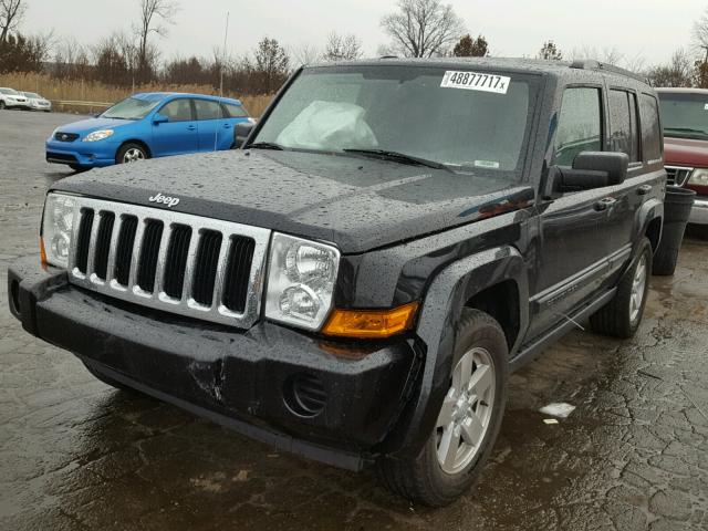 1J8HG48K98C231333 - 2008 JEEP COMMANDER BLACK photo 2