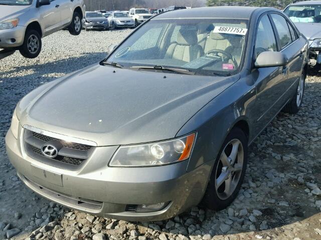 5NPET46C07H205210 - 2007 HYUNDAI SONATA GLS GREEN photo 2