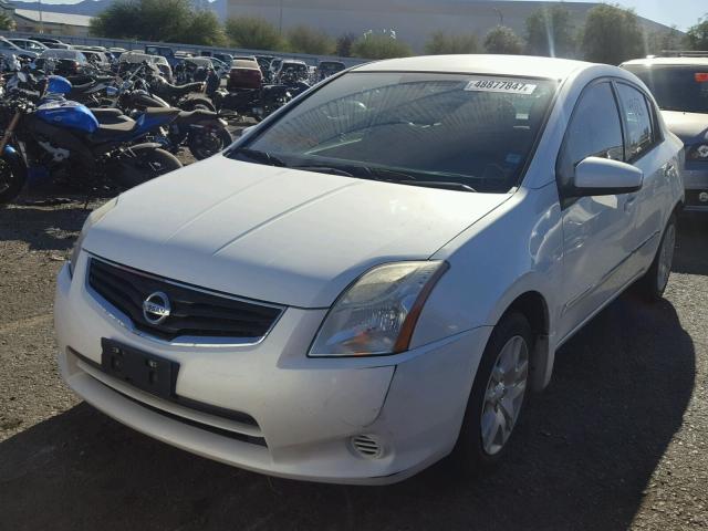 3N1AB6AP0AL726879 - 2010 NISSAN SENTRA 2.0 WHITE photo 2