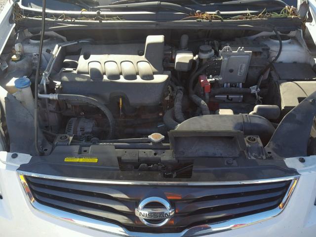 3N1AB6AP0AL726879 - 2010 NISSAN SENTRA 2.0 WHITE photo 7