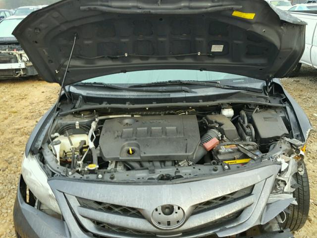 2T1BU4EE6BC666460 - 2011 TOYOTA COROLLA BA GRAY photo 7