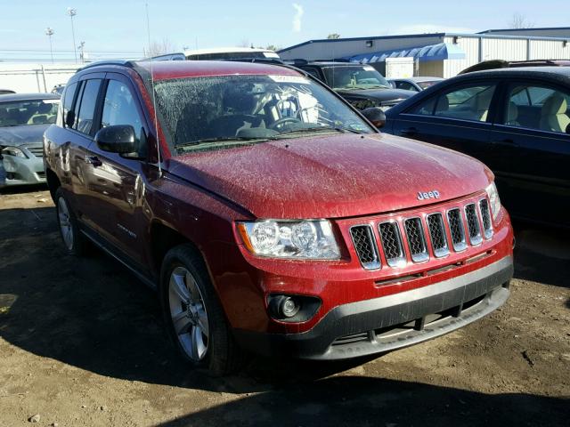 1C4NJDBB1CD651207 - 2012 JEEP COMPASS SP RED photo 1