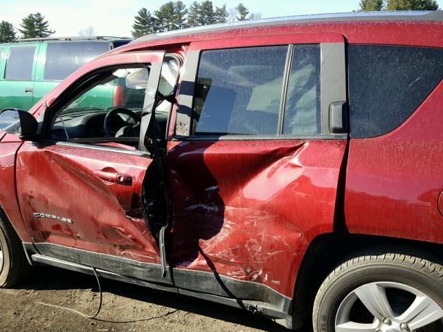 1C4NJDBB1CD651207 - 2012 JEEP COMPASS SP წითელი ფოტო 9