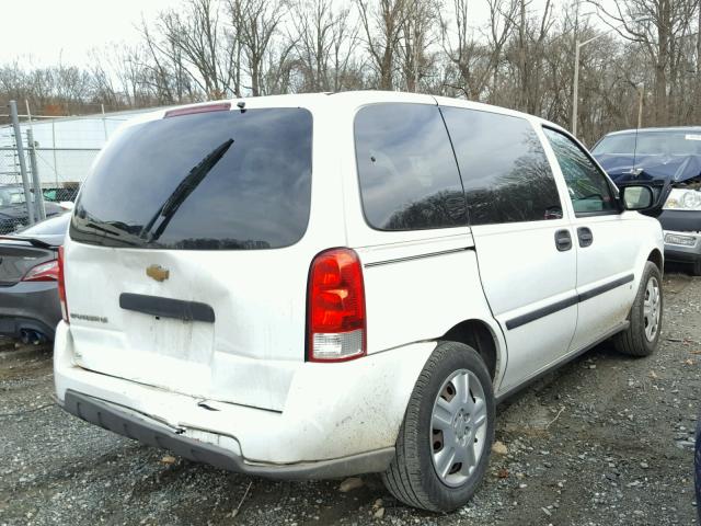 1GNDU231X8D204614 - 2008 CHEVROLET UPLANDER L WHITE photo 4