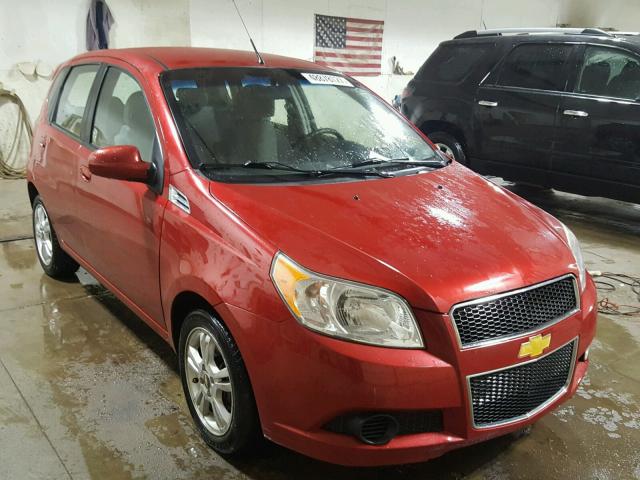 KL1TD6DE2BB127583 - 2011 CHEVROLET AVEO LS RED photo 1