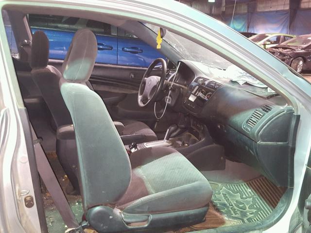 1HGEM22124L038251 - 2004 HONDA CIVIC DX V BLUE photo 5