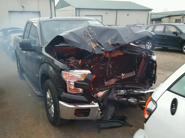 1FTFX1EG2GKE45582 - 2016 FORD F150 SUPER BLACK photo 1